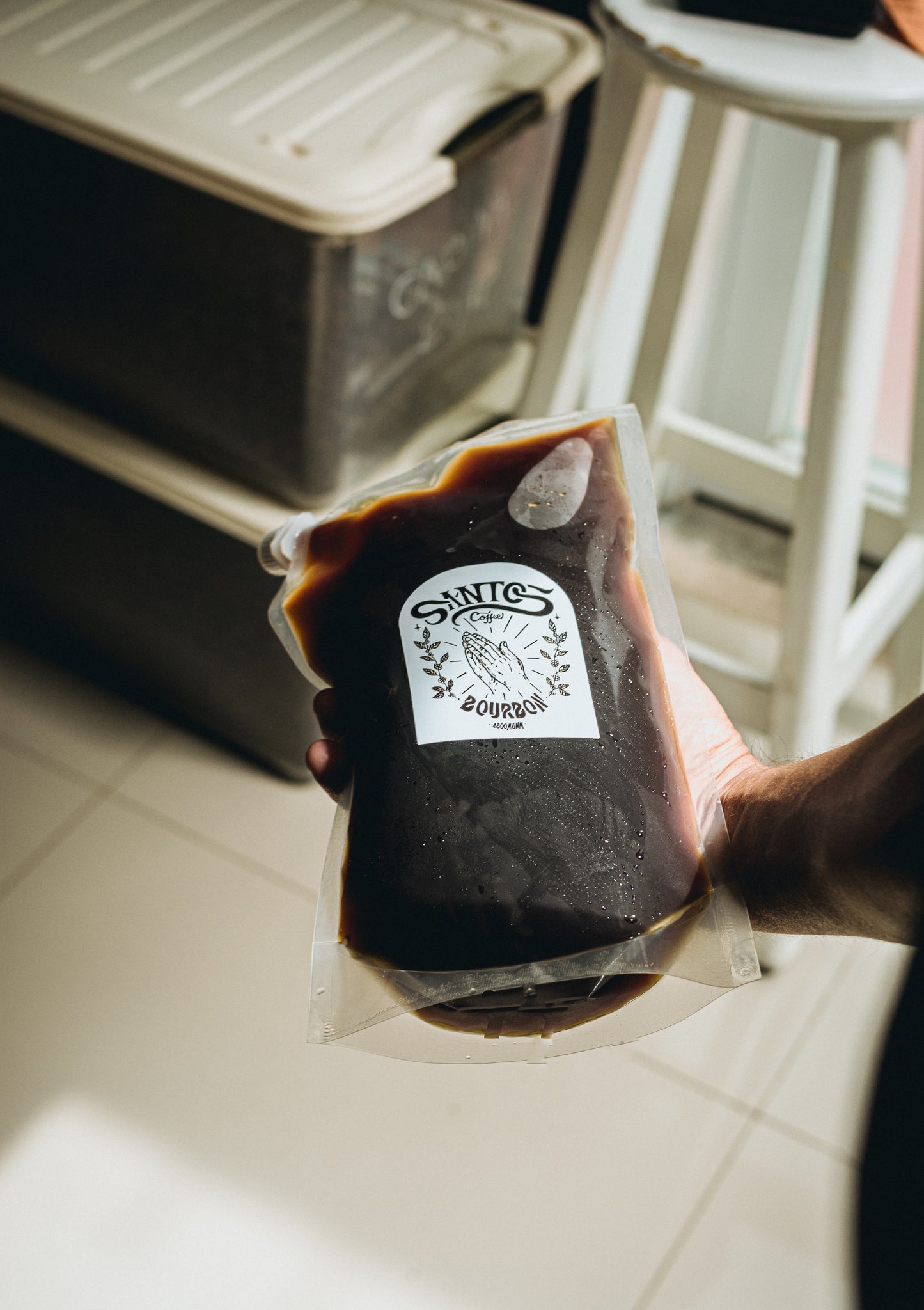Café frio Santos